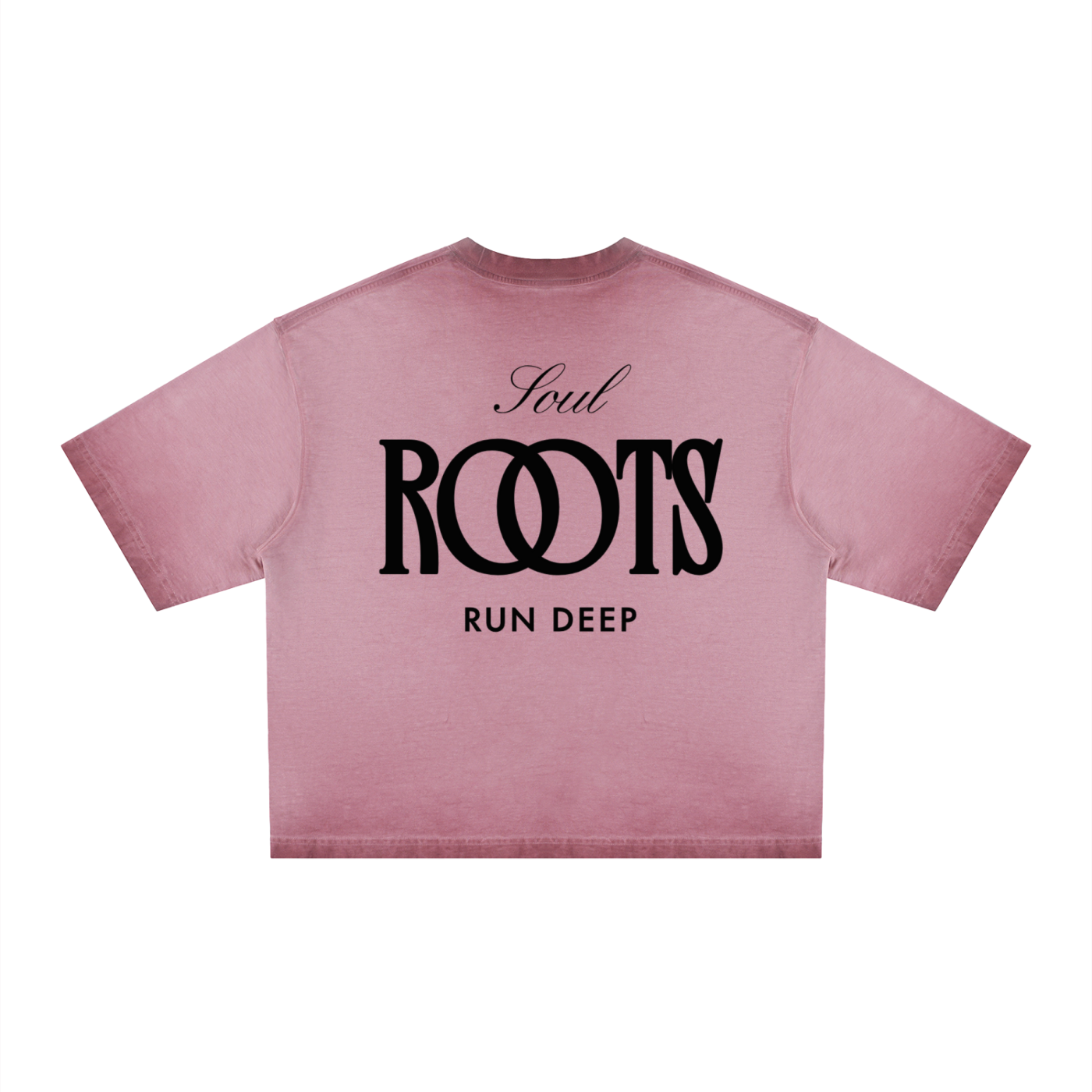 Soul Roots Blue  Dyed Boxy T-Shirt