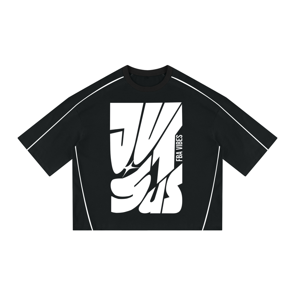 Just Us Boxy Piping T-Shirt
