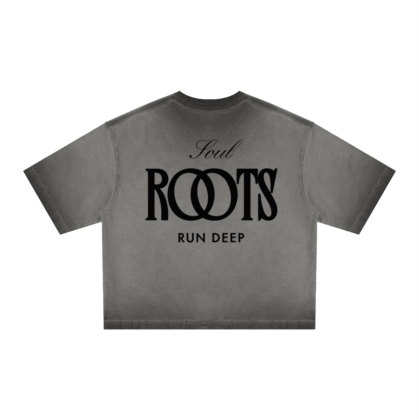 Soul Roots Blue  Dyed Boxy T-Shirt
