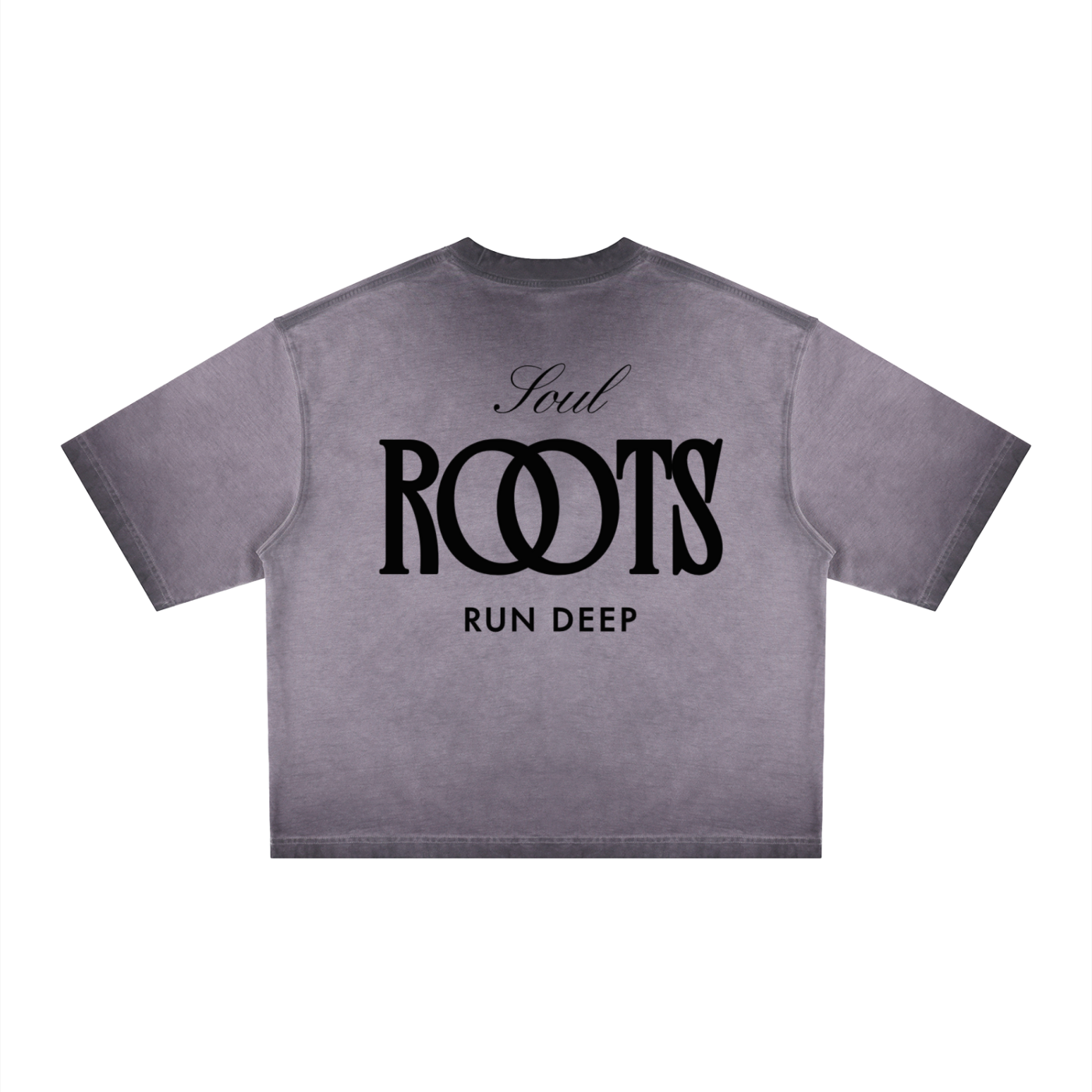 Soul Roots Blue  Dyed Boxy T-Shirt
