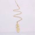 FBA Feather Leaf Choker Necklace | Women's Statement Jewelry