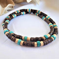 FBA Men's African Surfer Beaded Necklace | Boho Jewelry