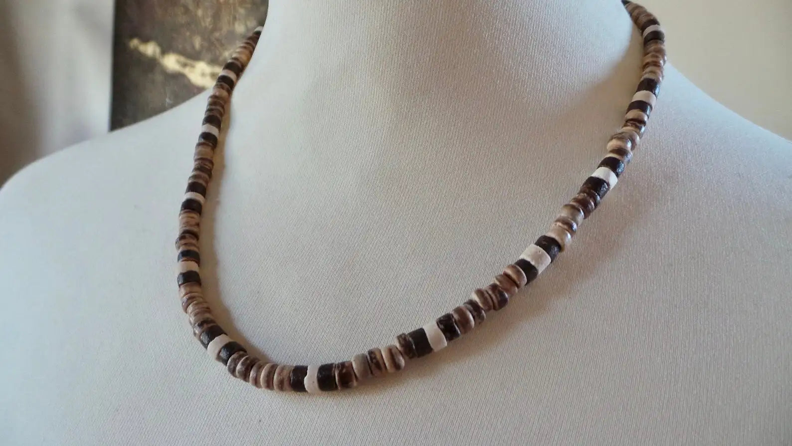 FBA Men's African Surfer Beaded Necklace | Boho Jewelry