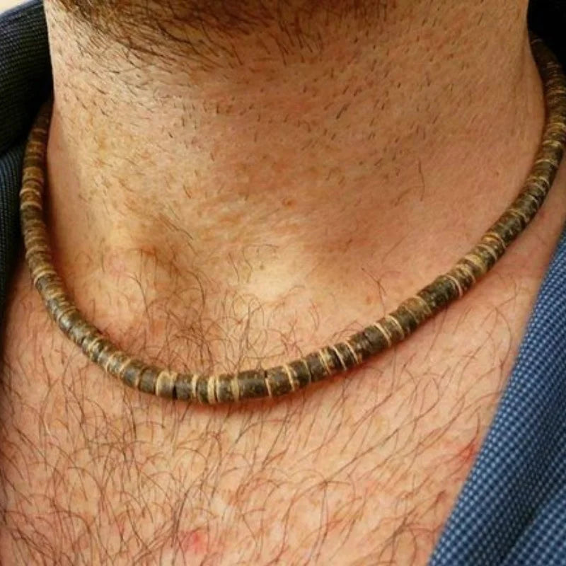 FBA Men's African Surfer Beaded Necklace | Boho Jewelry