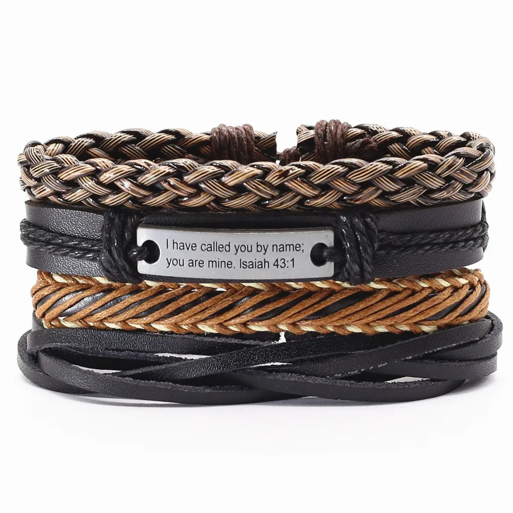 FBA Vintage Beads Leather Bracelet | Men's & Women's Fashion Jewelry
