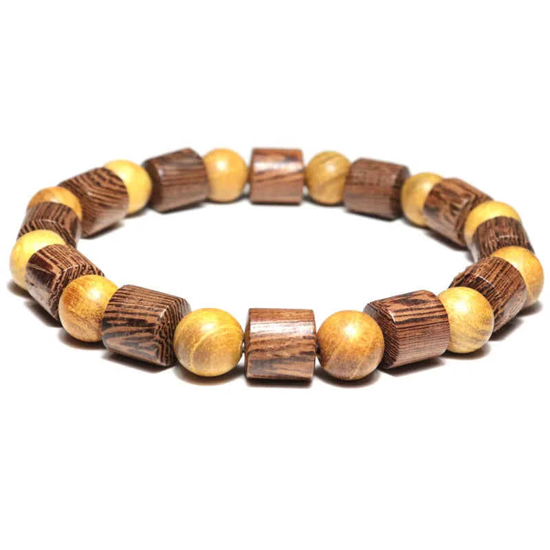 FBA Natural Coconut Bead Boho Bracelet | Howlite Stone Jewelry