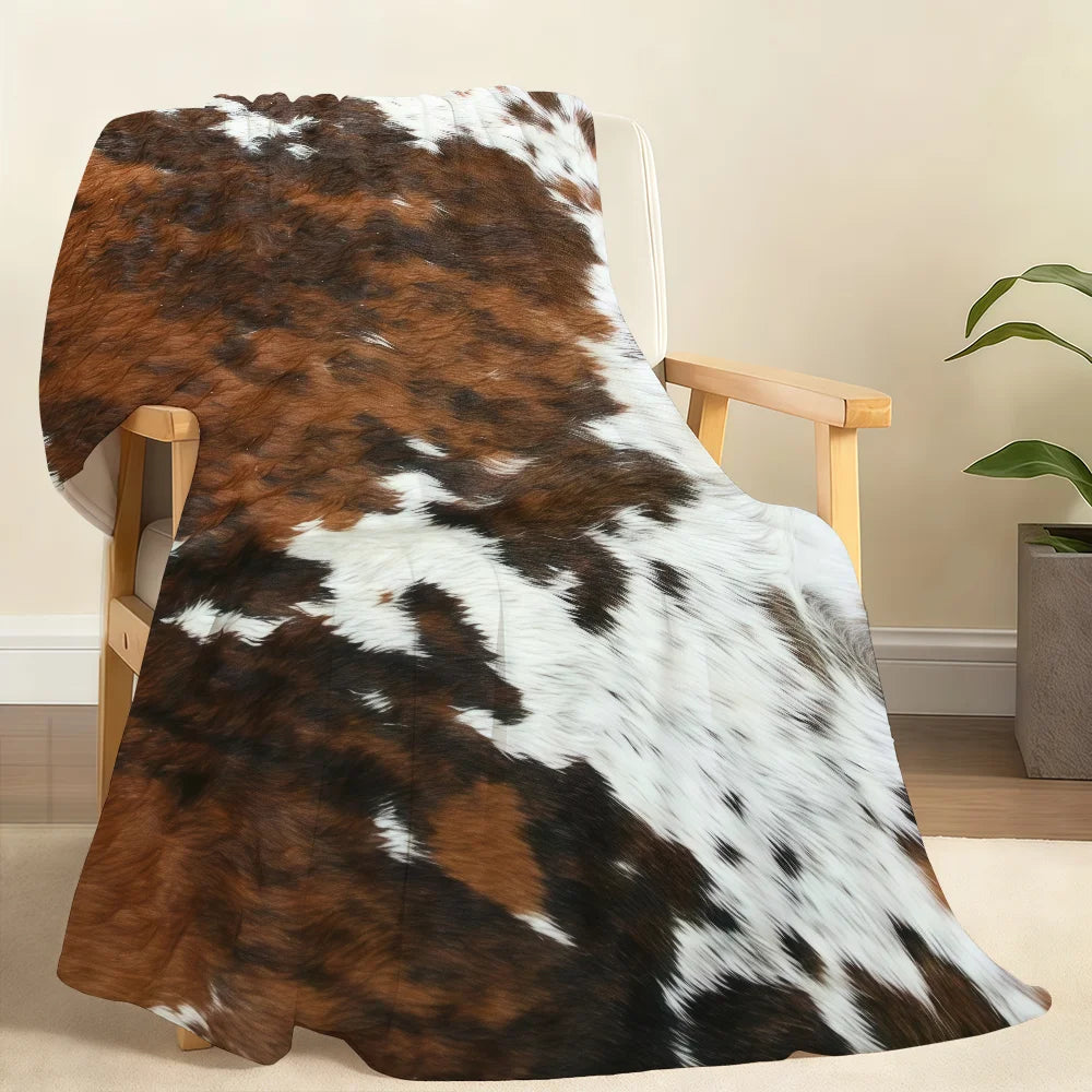 Printed Plush Throw Blanket – 4 Colors | FBA Vibes