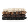 FBA Men's Multilayer Wooden Bead Bracelet | Coconut Shell Handmade Jewelry