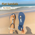 FBA Women's Bohemian Beaded Slip-On Flat Sandals | Beach Style Shoes