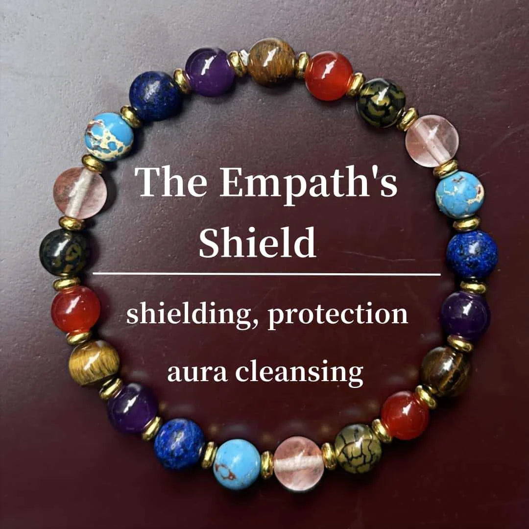 FBA Obsidian Hematite Beaded Memory Bracelet | Natural Stone Jewelry Gift