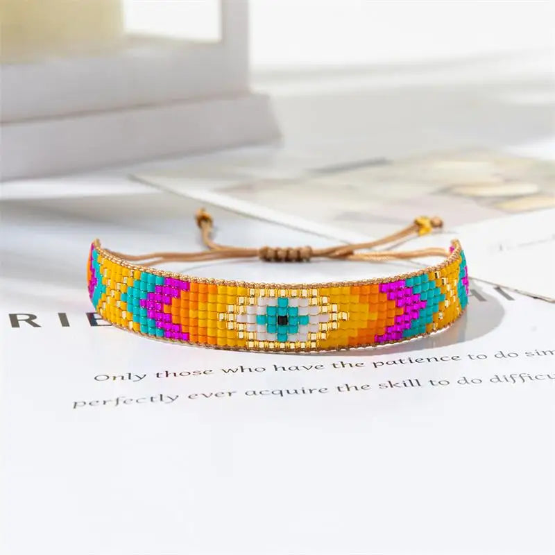 FBA Boho Handmade Beaded Bracelet for Women | Mexico Fashion Jewelry