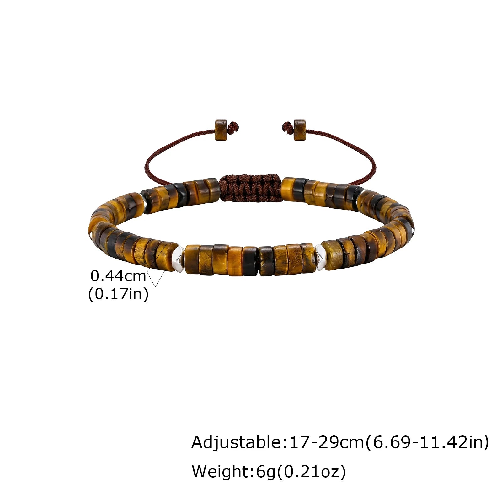 FBA Natural Blue Beaded Boho Bracelet for Men | Handmade Jewelry