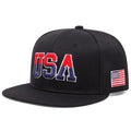USA Flag Embroidered Snapback Baseball Cap | FBA Vibes