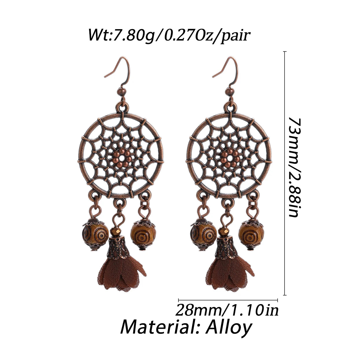 FBA Dream Catcher Feather Boho Leather Necklace | Women's Jewelry Gift
