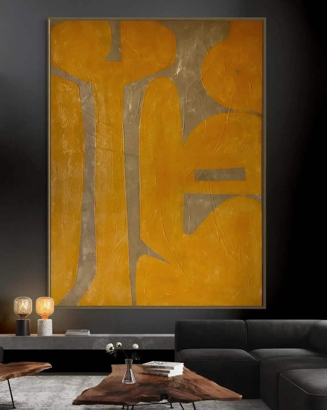 Abstract Geometric Canvas Print | Minimalist Wall Art | FBA Vibes