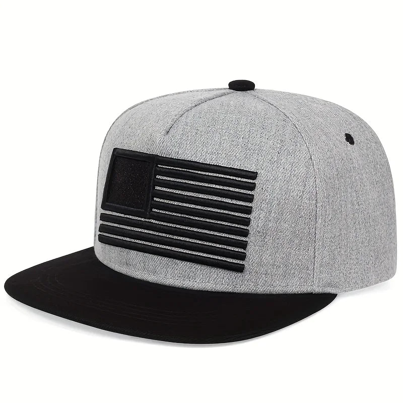 FBA USA Flag Camo Snapback Baseball Cap | Men's Trucker Hat