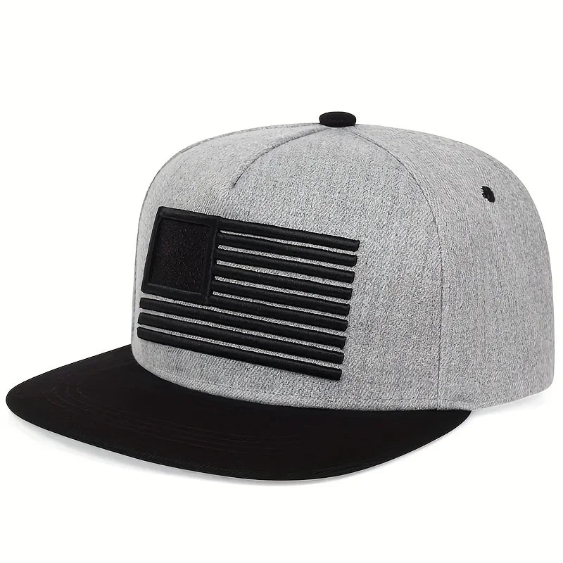 FBA USA Flag Camo Snapback Baseball Cap | Men's Trucker Hat