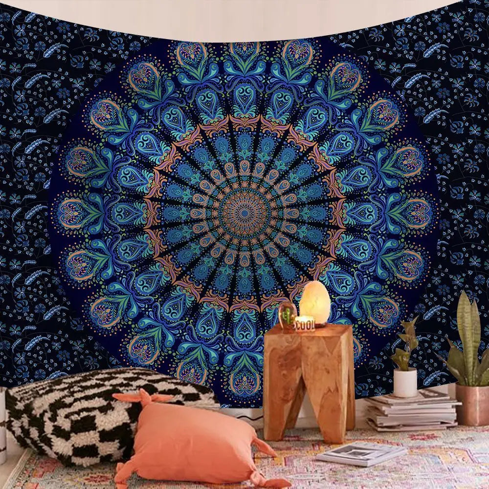 Indian Mandala Print Tapestry Blanket – 24 Designs | FBA Vibes