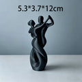 3D Printed Waltz Dancing Sculpture | Abstract Minimalist Human Figurine for Desktop & Home Decor