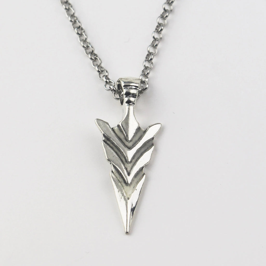 FBA Luminous Glowing Arrow Pendant Necklace | Hip Hop Knight Spear Jewelry