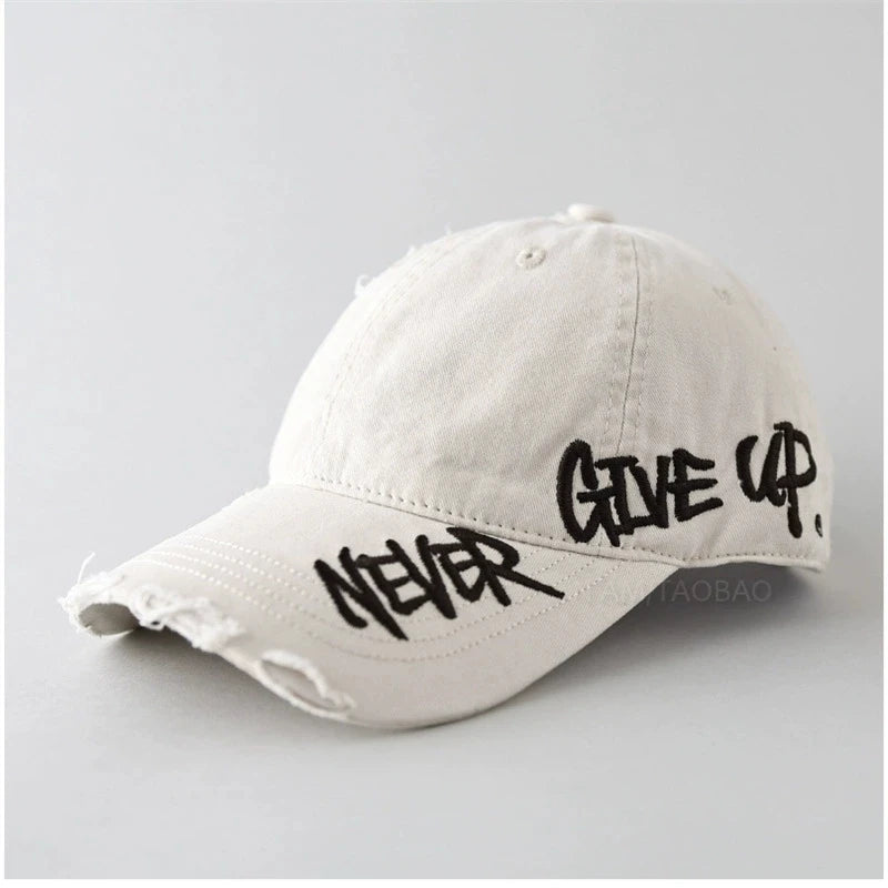 Vintage Letter Embroidered Baseball Cap | FBA Vibes