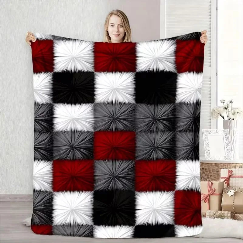 Native American Tribal Diamond Star Throw Blanket – 8 Colors | FBA Vibes