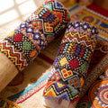 FBA Bohemian Multicolor Elastic Beaded Bracelet Set | Charm Jewelry