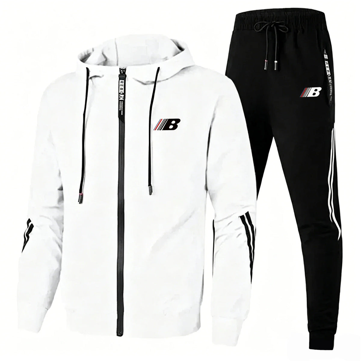 Men's 2-Piece Zip-Up Jacket & Sports Pants Set – Fitness & Golf Wear | Spring Autumn Sportswear | FBA Vibes
