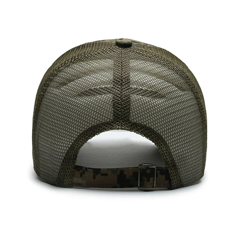 FBA Men's American Flag Camo Baseball Cap | Outdoor Tactical Hat
