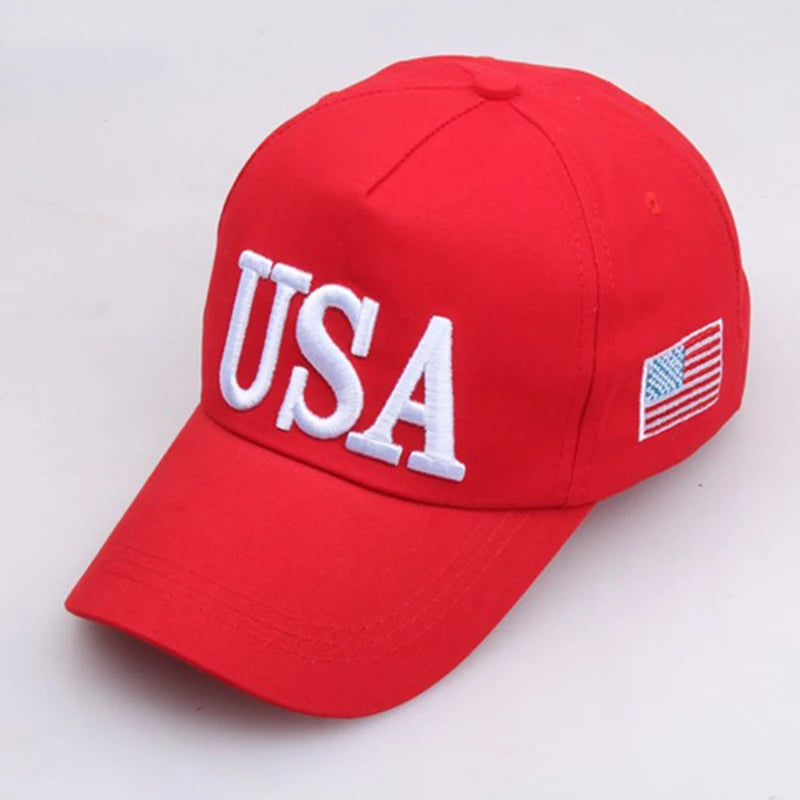 FBA USA Flag Embroidered Baseball Cap | Unisex Outdoor Sports Hat