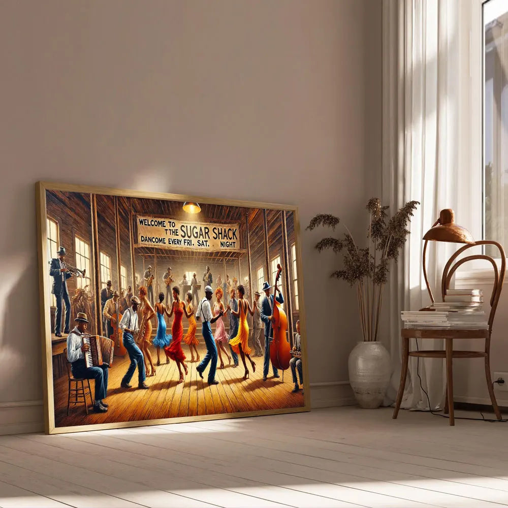 Ernie Barnes & African American Art Canvas Print | FBA Vibes