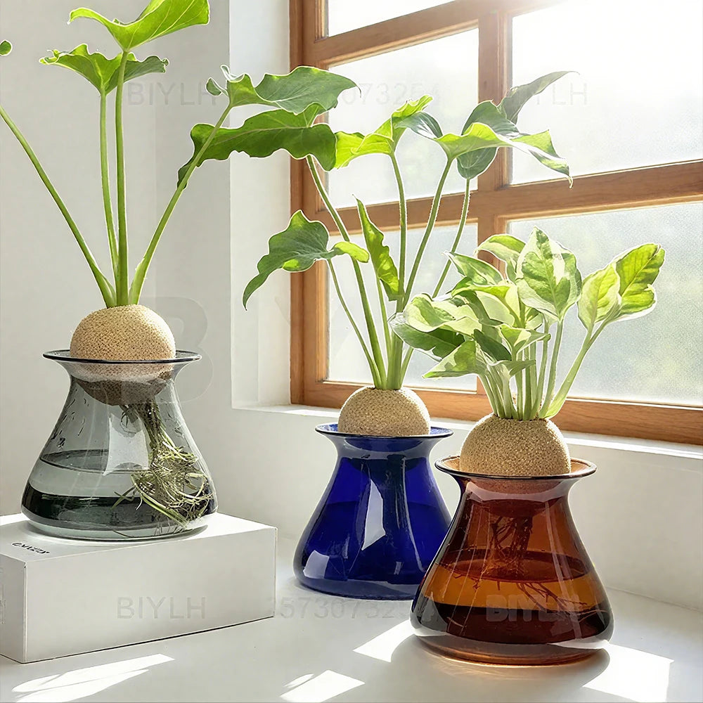 Saturn Glass Vase | Nordic Hydroponic Flower Vase for Home Decor