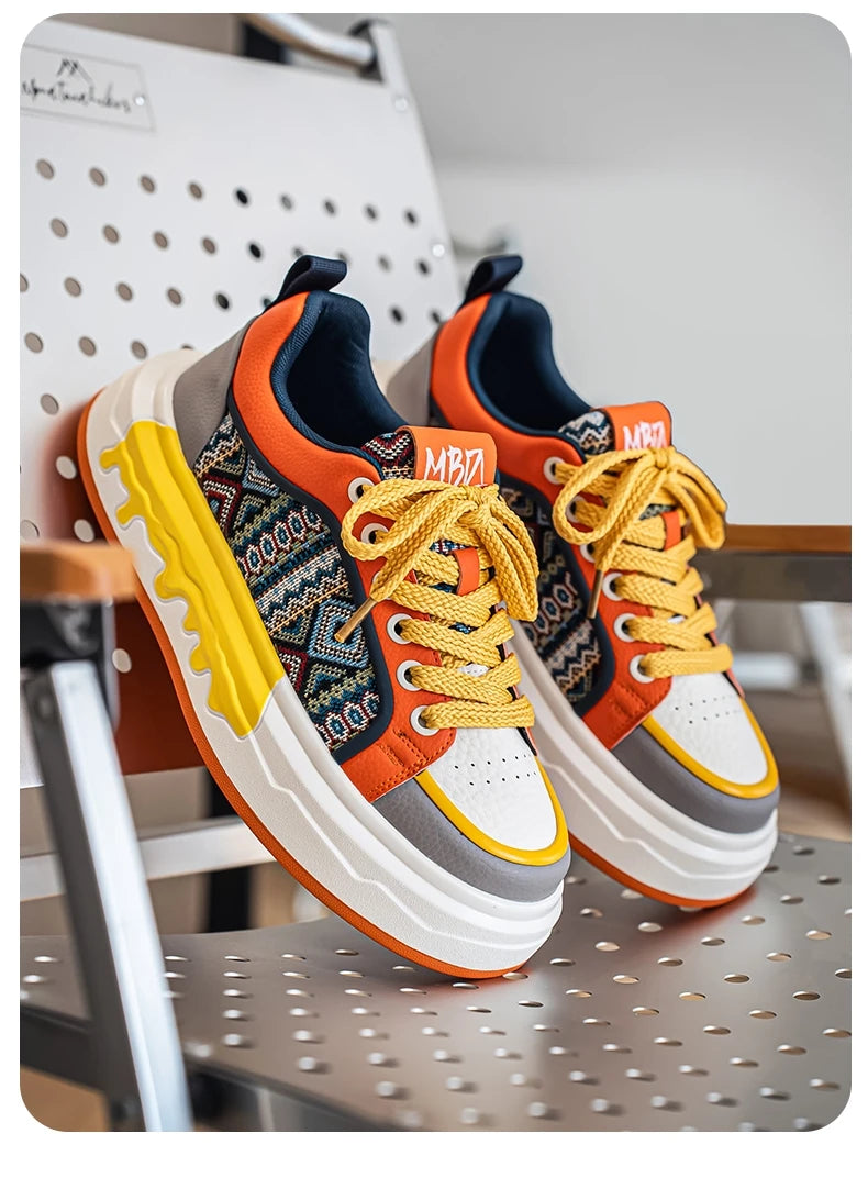 FBA Men's Casual Canvas Anti-Slip Sneakers | Lightweight Breathable Sports Shoes