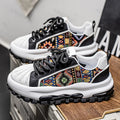 FBA Men's Low Top Thick Soled Platform Sneakers | Casual Sports Shoes