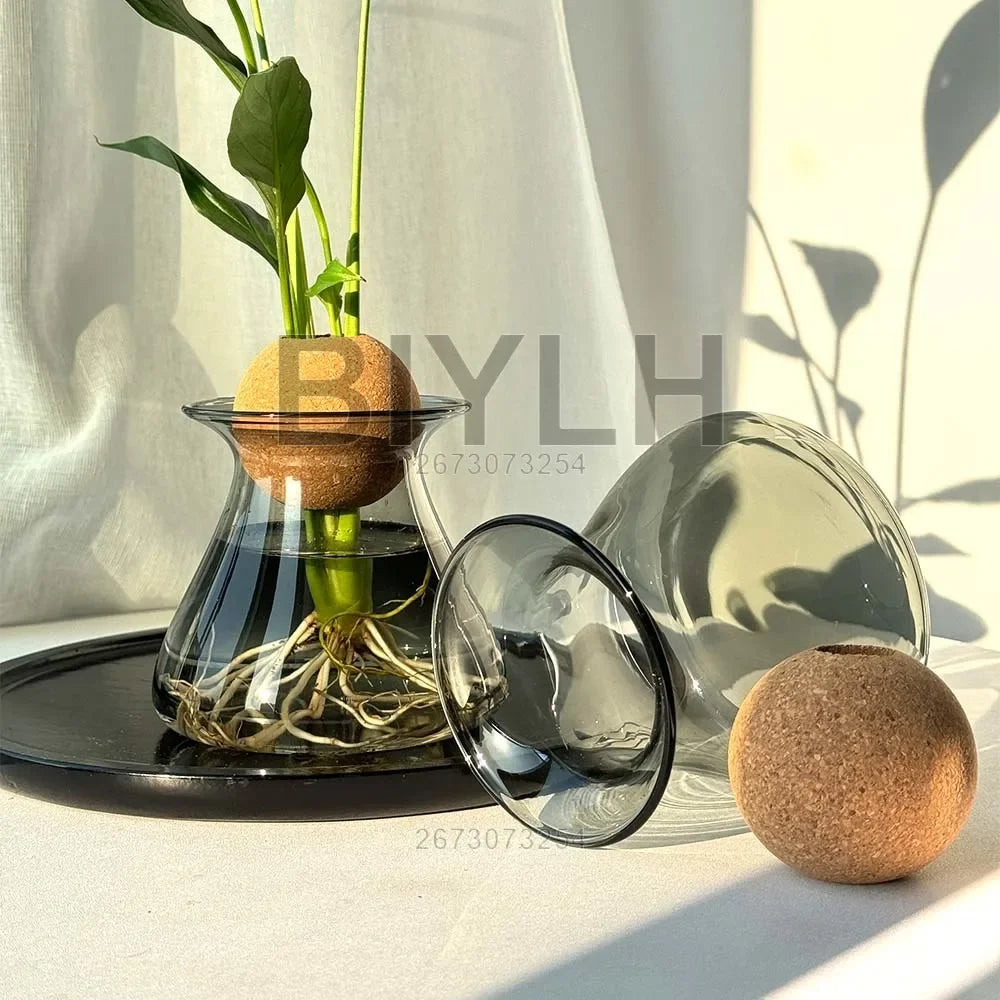 Saturn Glass Vase | Nordic Hydroponic Flower Vase for Home Decor
