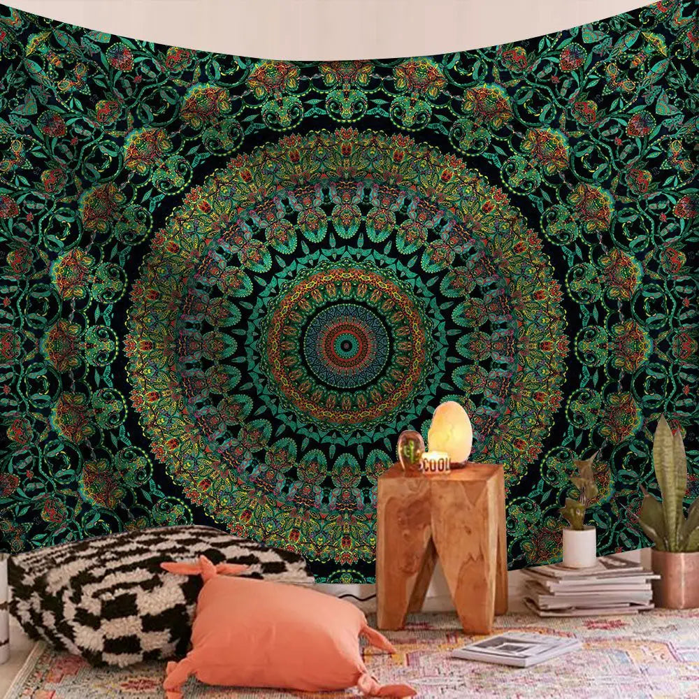Indian Mandala Print Tapestry Blanket – 24 Designs | FBA Vibes