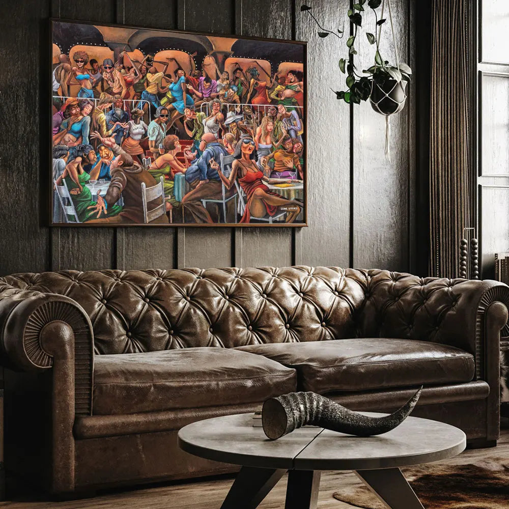 Ernie Barnes & African American Art Canvas Print | FBA Vibes