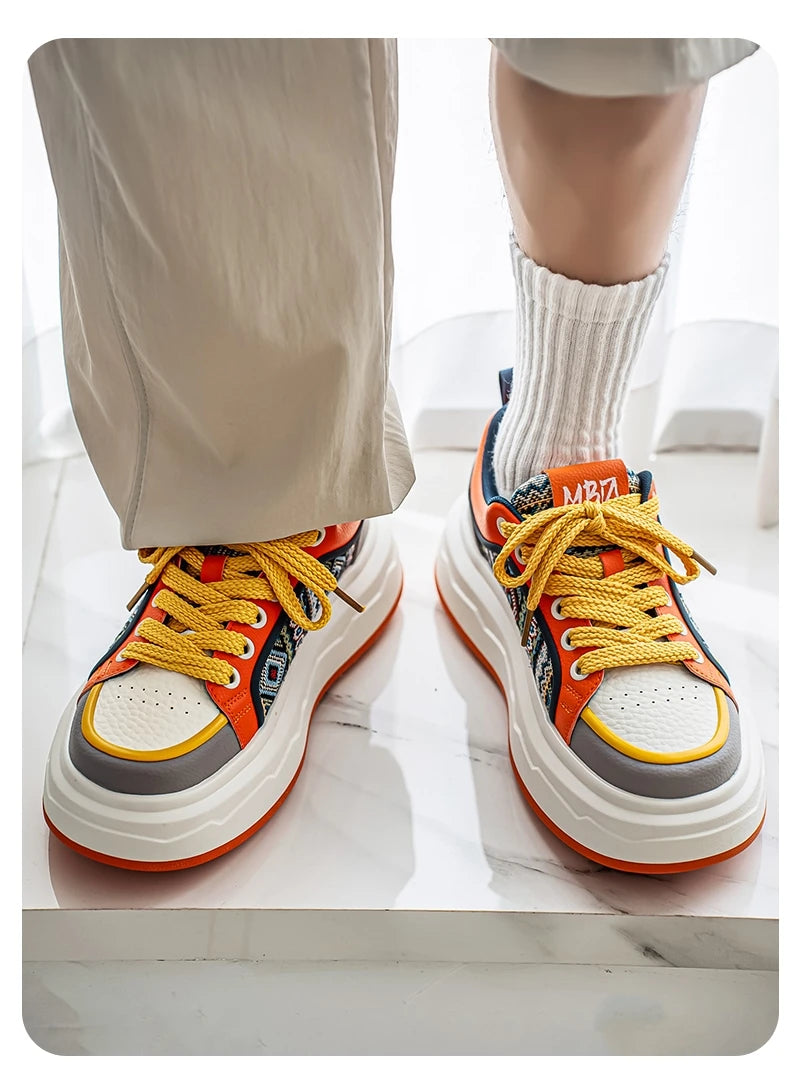 FBA Men's Casual Canvas Anti-Slip Sneakers | Lightweight Breathable Sports Shoes