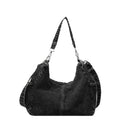 Casual Denim Retro Crossbody Shoulder Bag for Women – Large Capacity Portable Tote