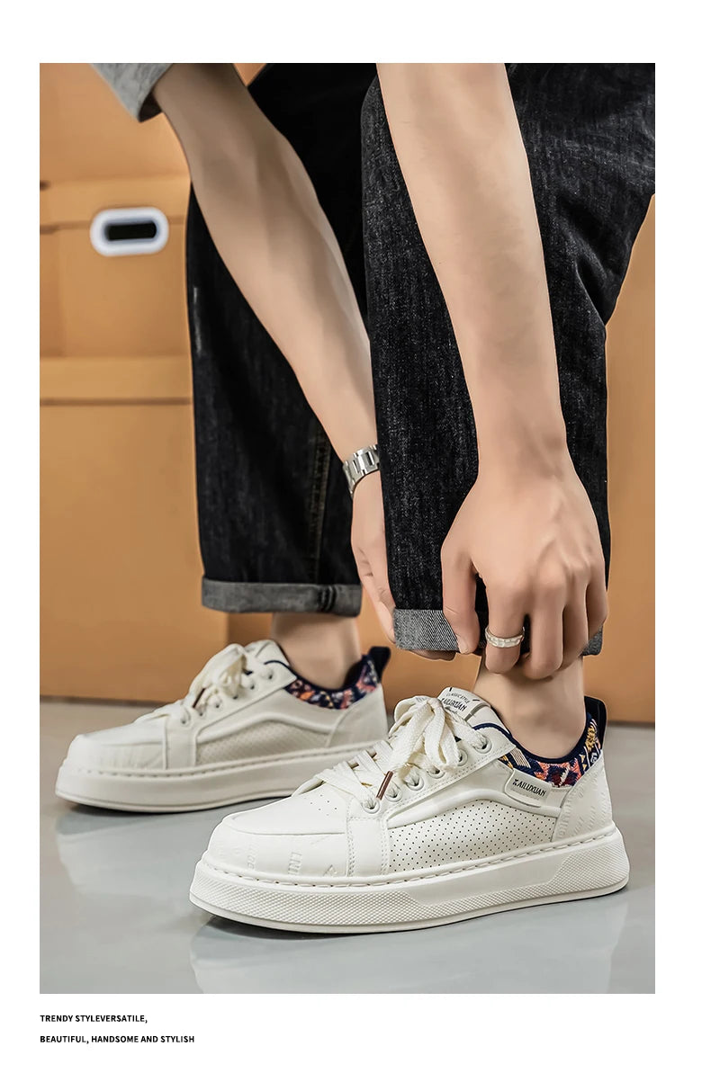 FBA Men's Breathable Thick Bottom Anti-Slip Sneakers | Lightweight Casual Shoes