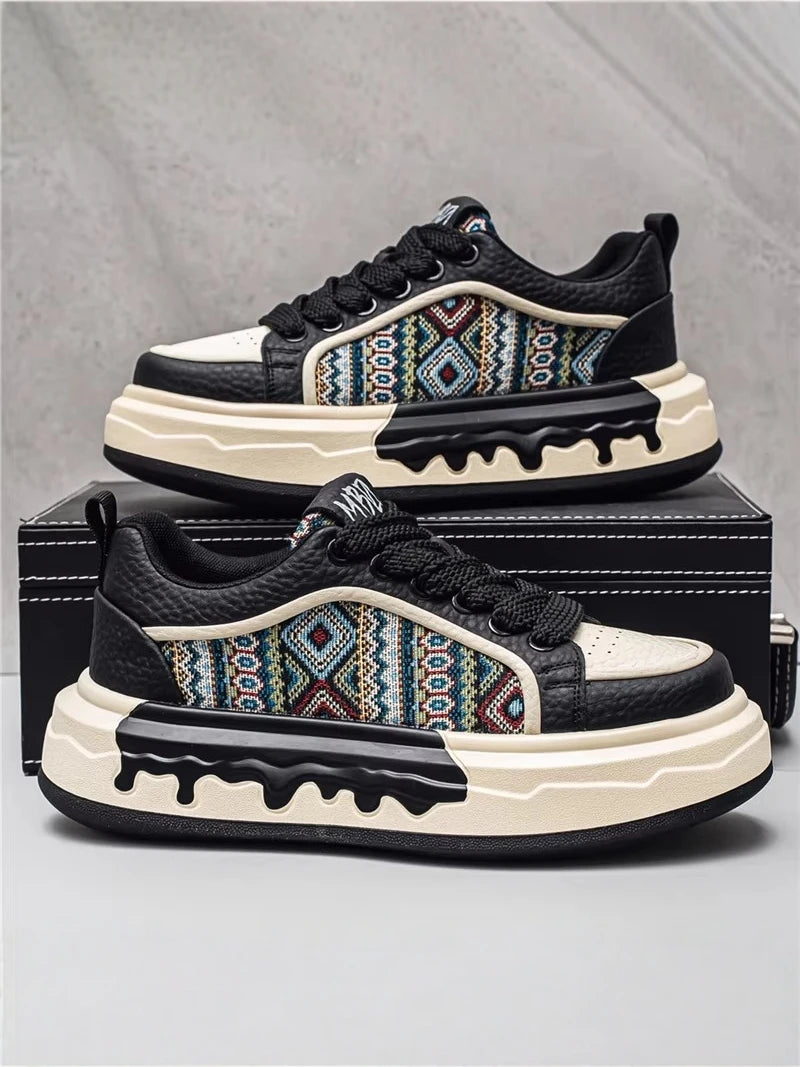 FBA Men's Casual Canvas Anti-Slip Sneakers | Lightweight Breathable Sports Shoes