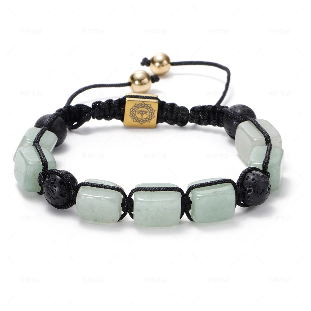 FBA Natural Stone Agate Crystal Healing Bracelet | Meditation Jewelry