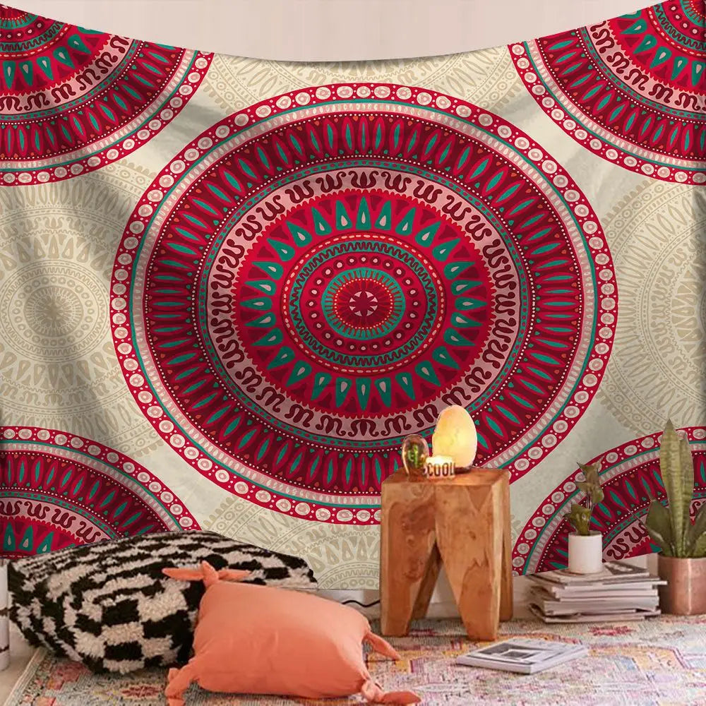 Indian Mandala Print Tapestry Blanket – 24 Designs | FBA Vibes