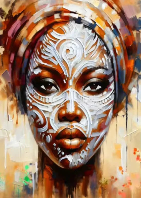 Black Woman Fashion Art Canvas Print | Colorful Pop Wall Decor | FBA Vibes
