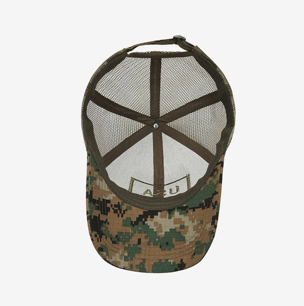 FBA Men's American Flag Camo Baseball Cap | Outdoor Tactical Hat