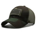 FBA Men's American Flag Camo Baseball Cap | Outdoor Tactical Hat