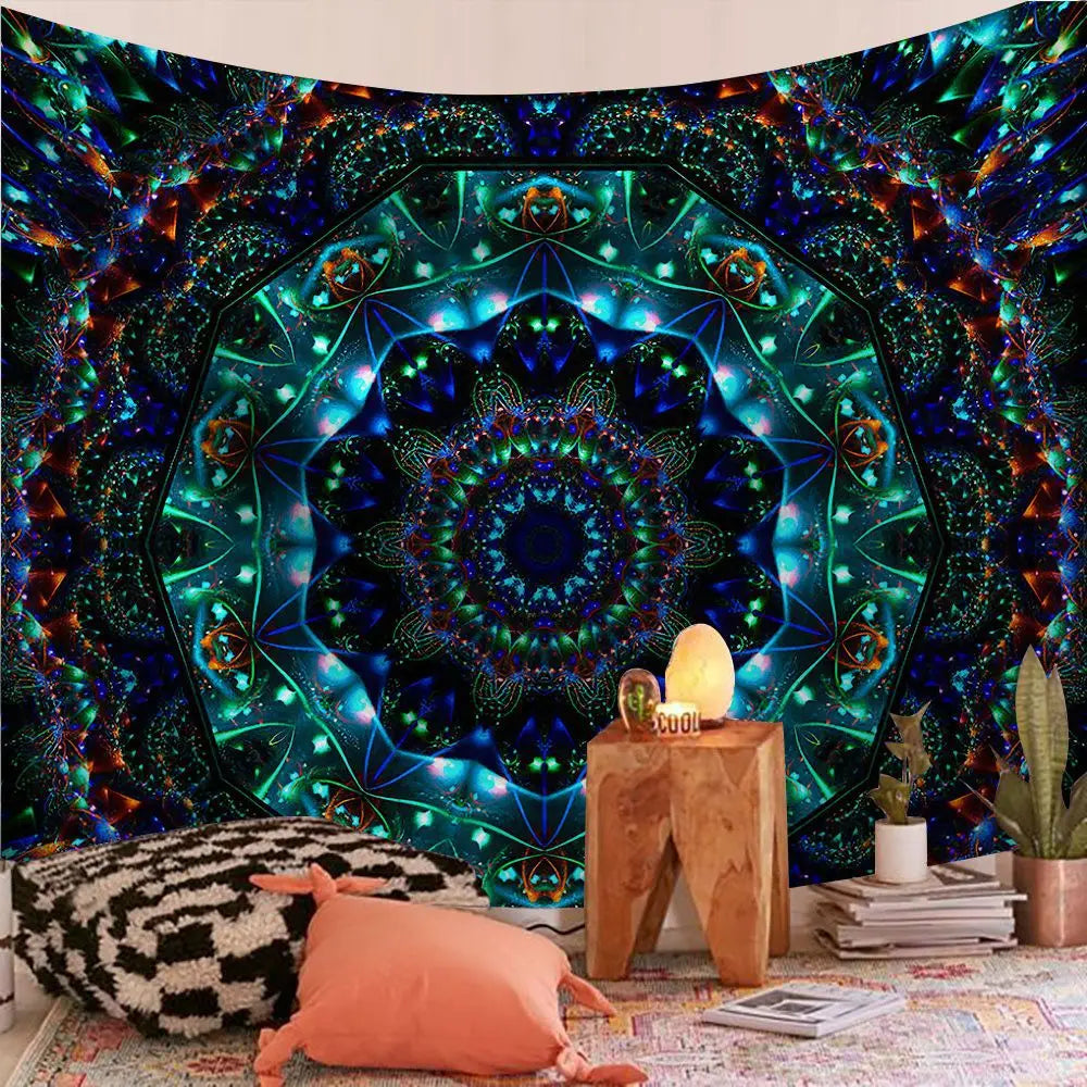 Indian Mandala Print Tapestry Blanket – 24 Designs | FBA Vibes