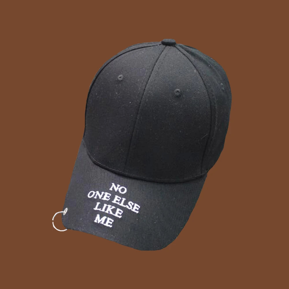 Hip Hop Snapback Cap with Ring Detail | FBA Vibes