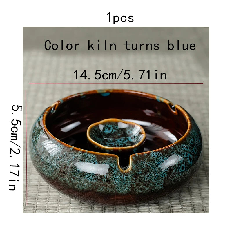Large Ceramic Ashtray | Nordic-Inspired Creative Design for Home & Living Room