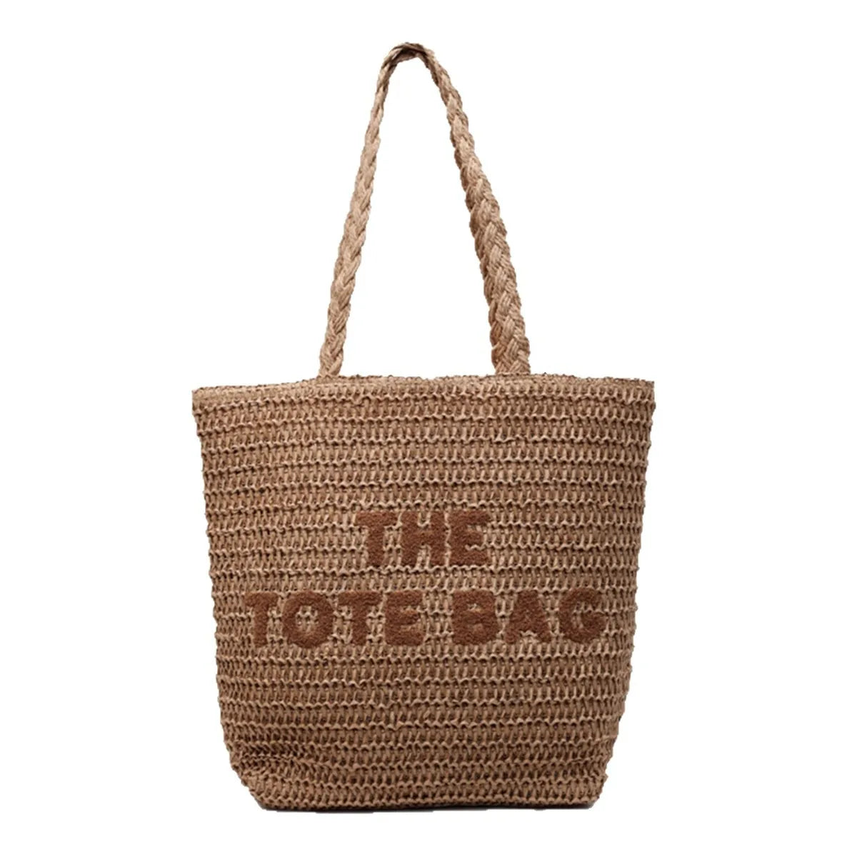 Premium Handwoven Straw Bucket Tote Bag for Women – Seaside Vacation Beach Bag